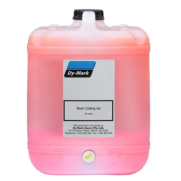 Dymark Rock Coding Ink F/Red 20L